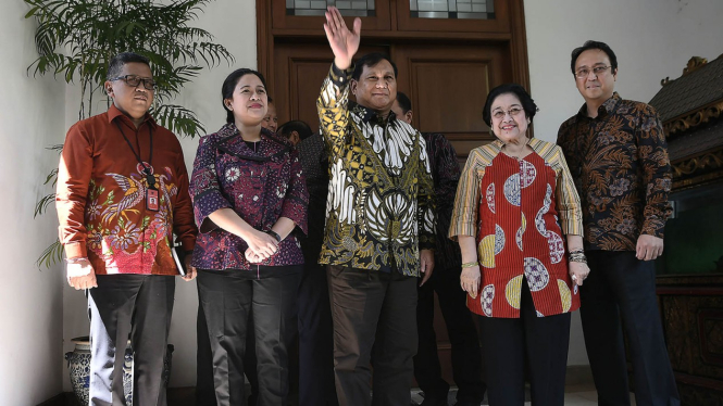 Megawati Soekarnoputri Bertemu Prabowo Subianto