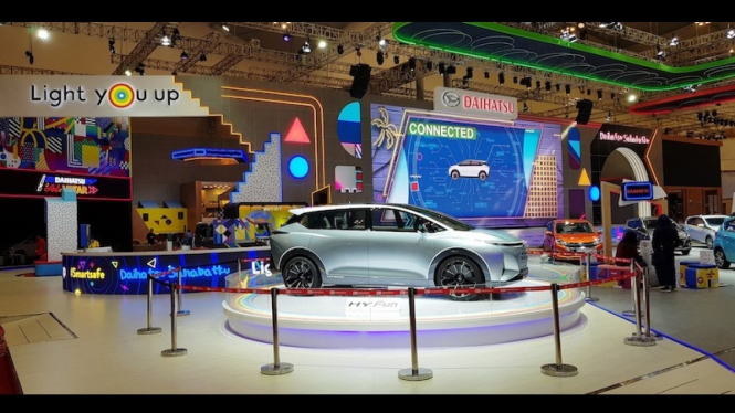 Booth Daihatsu di GIIAS 2019 memberikan pengalaman berbeda. 