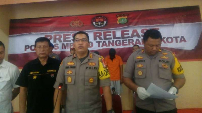Polres Metro Tangerang Kota menangkap pelaku tawuran antar kelompok.