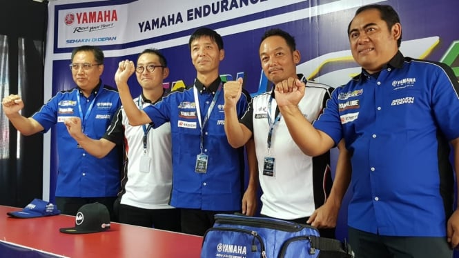 Konferensi Pers Yamaha Endurance Festival 2019 di Sirkuit Sentul, Bogor. 