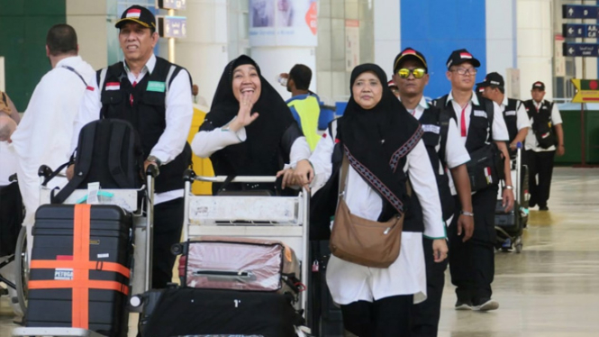 Petugas haji tambahan yang diberangkatkan ke Arab Saudi dari Kemenag RI. (FOTO: Kemenag)