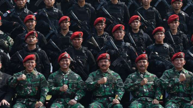 Panglima TNI Marsekal Hadi Tjahjanto resmikan Komando Operasi Khusus (Koopsus) TNI.