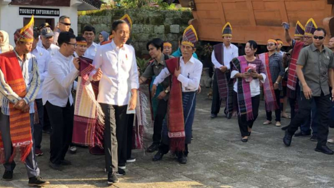 Presiden Joko Widodo di Kabupaten Samosir, Sumatera Utara
