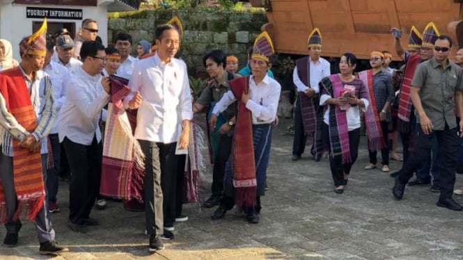 Presiden Joko Widodo di Kabupaten Samosir, Sumatera Utara