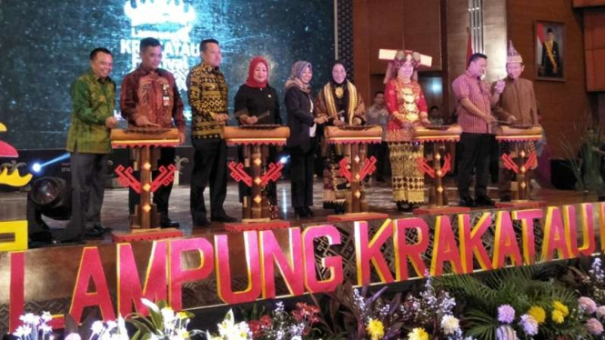 Peluncuran Event Lampung Krakatau Festival (LKF) ke-29