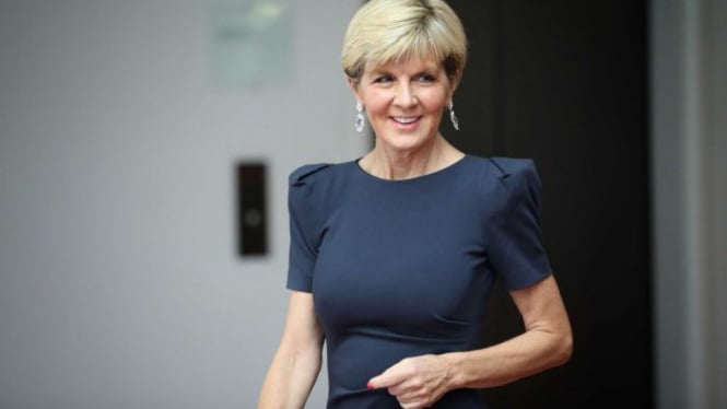 Julie Bishop sebelumnya menjadi Menteri Luar Negeri Australia dari tahun 2013-2018.