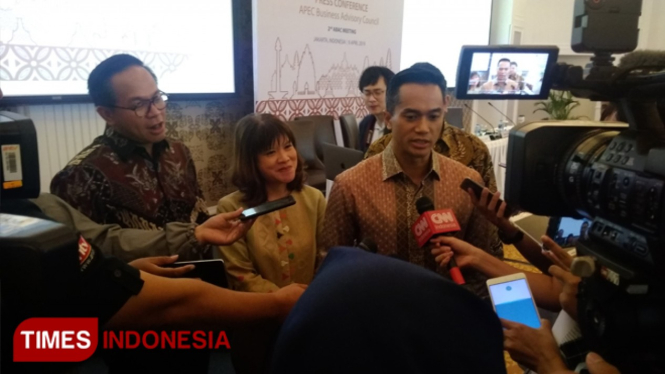 Presiden Direktur Viva Group Anindya N Bakrie. (Foto: Yayat R Cipasang/TIMES Indonesia)