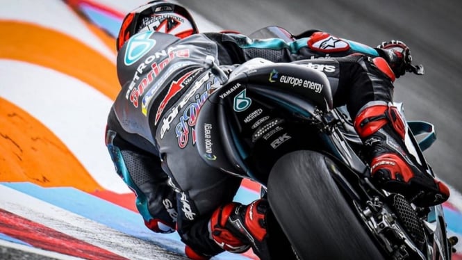 Pembalap Yamaha Petronas SRT, Fabio Quartararo. 