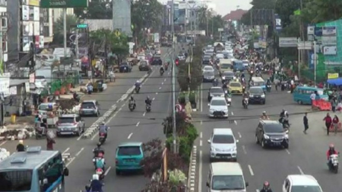 Suasana Kota Depok, Kamis, 21 Maret 2019.