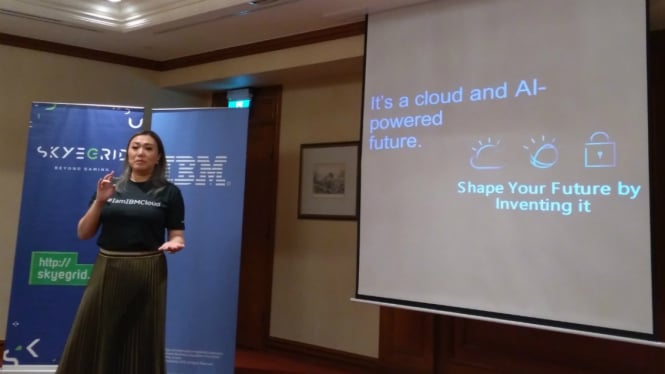 Country Manager Cloud and Solution IBM Indonesia, Lianna Susanto.