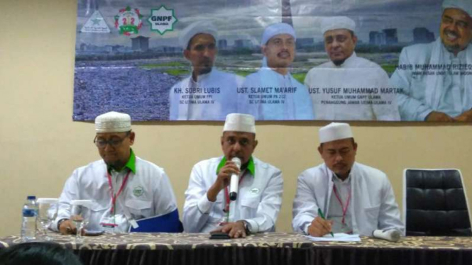 Juru Bicara Front Pembela Islam (FPI) Slamet Maarif