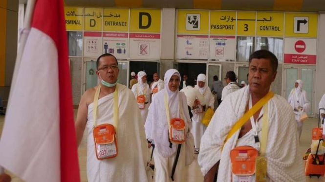 Jemaah haji kloter terakhir embarkasi Medan tiba di Jeddah