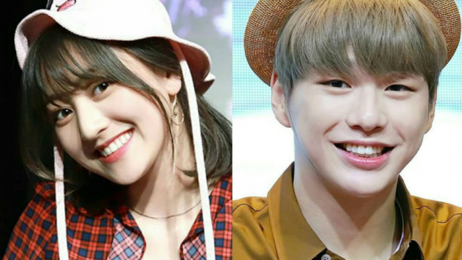 Jihyo TWICE  dan Kang Daniel