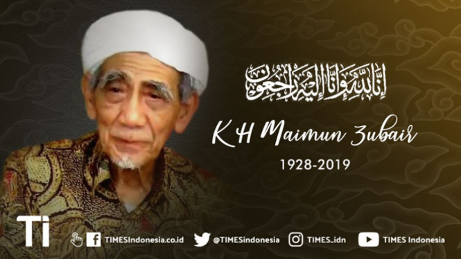 KH Maimoen Zubair wafat di Makkah pada Selasa (6/8/2019)