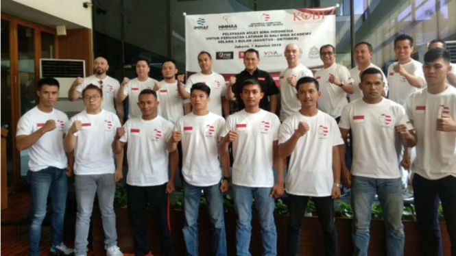 Pelepasan 10 petarung MMA nasional jelang TC di Bali MMA