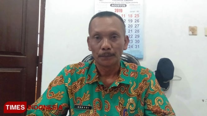 Gunadi, Kasi Pencegahan dan Kesiapsiagaan BPBD Kabupaten Jombang. (FOTO: Moh Ramli/TIMES Indonesia)
