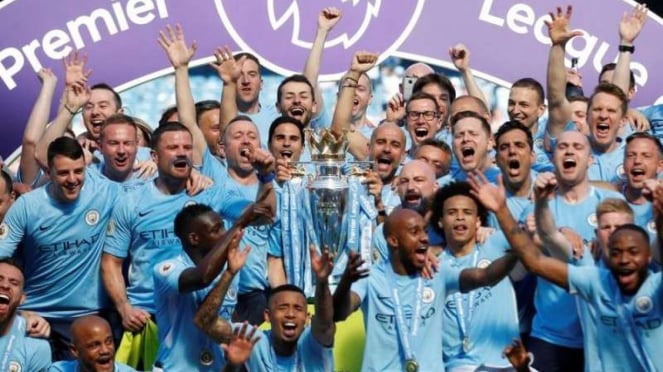 Manchester City juara Premier League 2018/2019