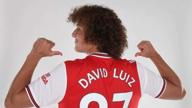 Pemain belakang Arsenal, David Luiz