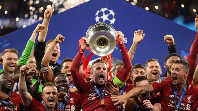 Skuat Liverpool saat juara Liga Champions 2018/19.
