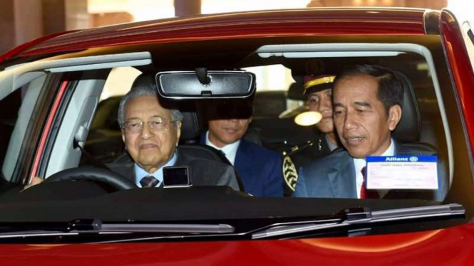 Presiden Jokowi dan Perdana Menteri Malaysia, Mahathir Mohamad