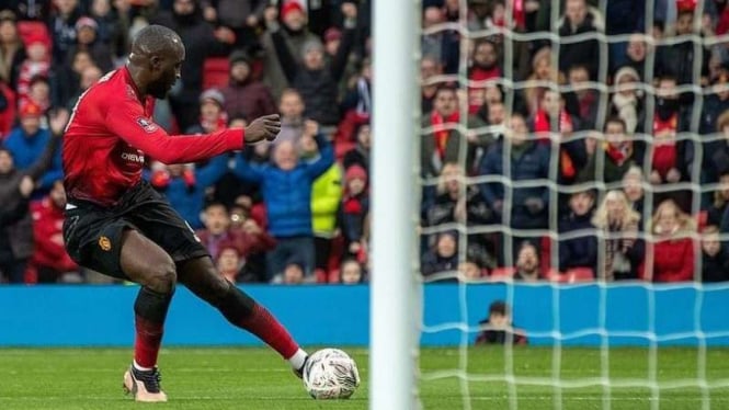 Romelu Lukaku saat masih membela Manchester United