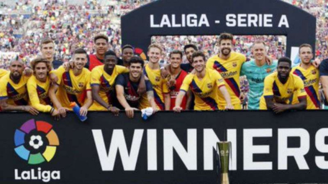 Barcelona juara LaLiga Serie A Cup