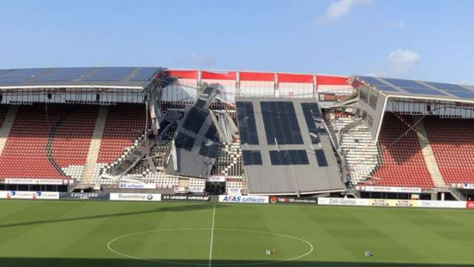 Atap stadion AZ Alkmaar.
