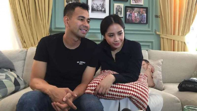 Pasangan artis Raffi Ahmad dan Nagita Slavina.