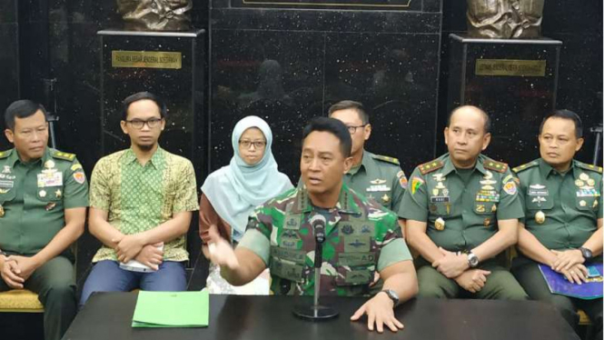 Kepala Staf TNI Angkatan Darat (KSAD) Jenderal Andika Perkasa.