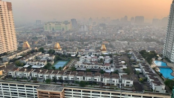 Perumahan mewah di atas gedung mall