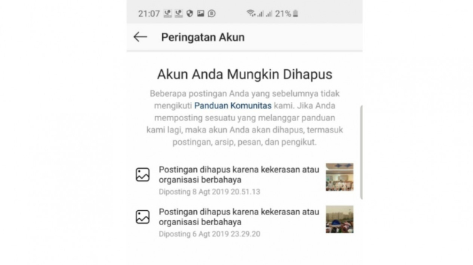 Konten Habib Rizieq yang diunggah Habib Novel Alaydrus dihapus oleh Instagram 