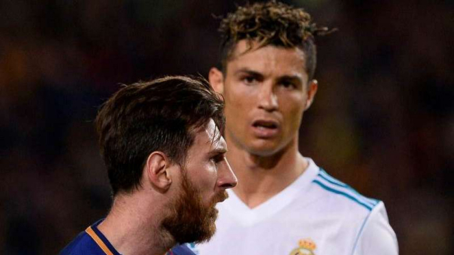 Lionel Messi dan Cristiano Ronaldo.