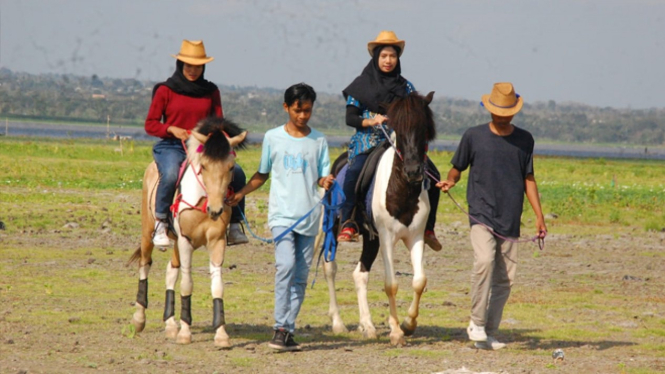 Wisata Pacuan Kuda di Batujai Lombok Tengah