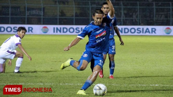 Gelandang Arema FC, Hendro Siswanto. (foto: Dok. TIMES Indonesia)