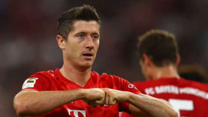 Striker Bayern Munich, Robert Lewandowski.