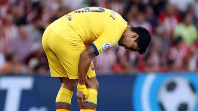 Penyerang Barcelona, Luis Suarez