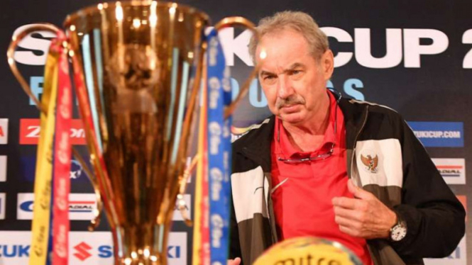 Mantan pelatih Timnas Indonesia, Alfred Riedl