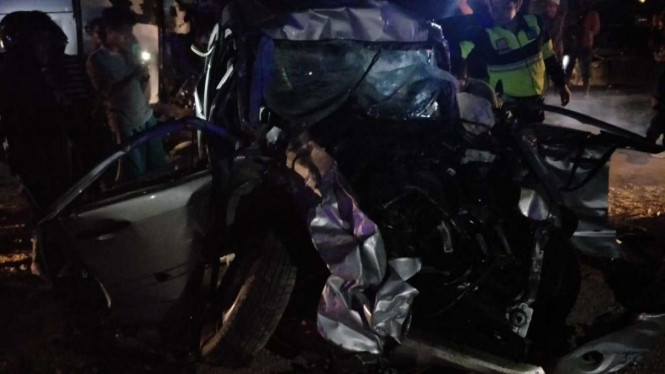 Kecelakaan beruntun di Jalan Lintas Pekanbaru