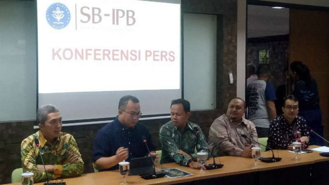 Institut Pertanian Bogor jumpa pers pembahasan pengkajian wilayah bersama.
