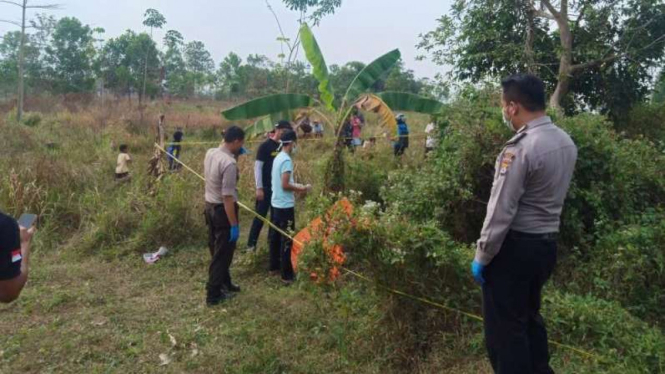 Penemuan mayat wanita tanpa identitas di Lebak, Banten.