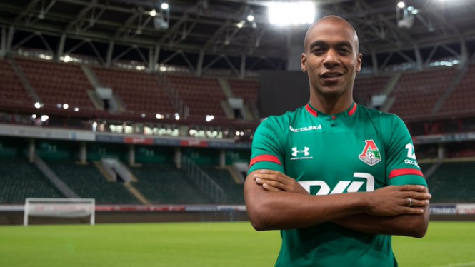 Gelandang Lokomotiv Moscow, Joao Mario.