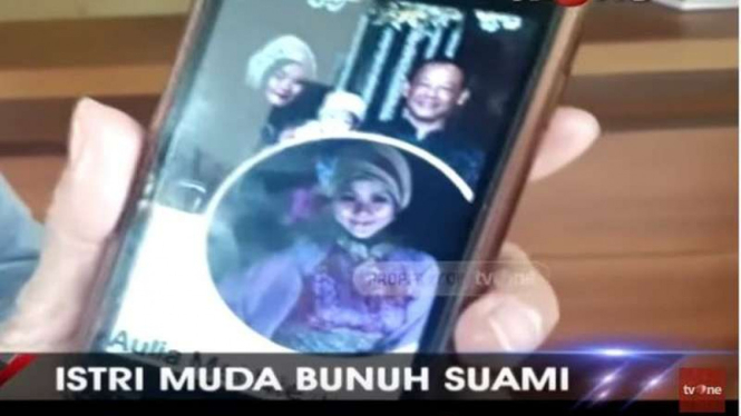 Foto Aulia Kesuma tersangka kasus pembunuhan suami dan anak tirinya. 