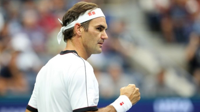 Petenis asal Swiss, Roger Federer di US Open 2019