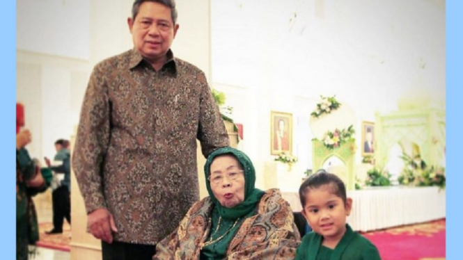 SBY, eyang Bibah dan cicitnya