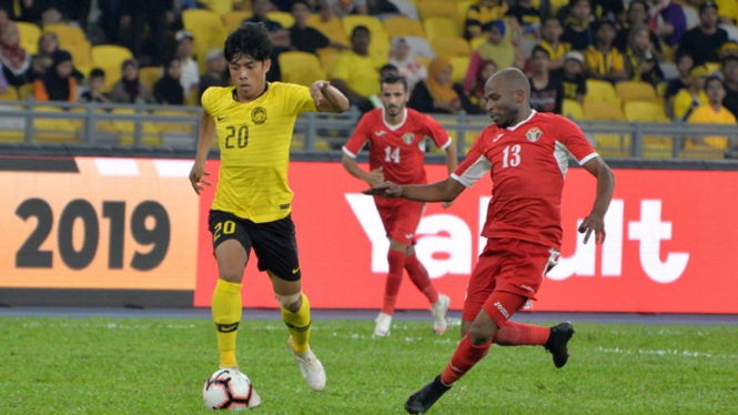 Pertandingan uji coba Malaysia vs Yordania