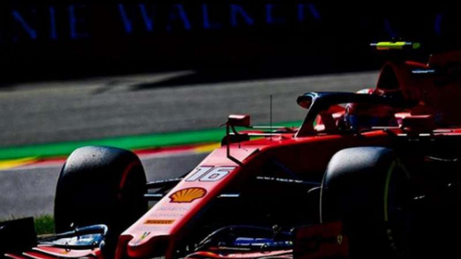 Pembalap Scuderia Ferrari, Charles Leclerc.