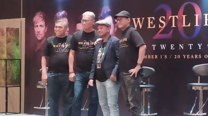 Konpers konser penutup Westlife