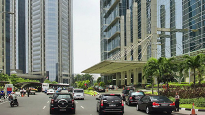 Kawasan SCBD, Jakarta Selatan.