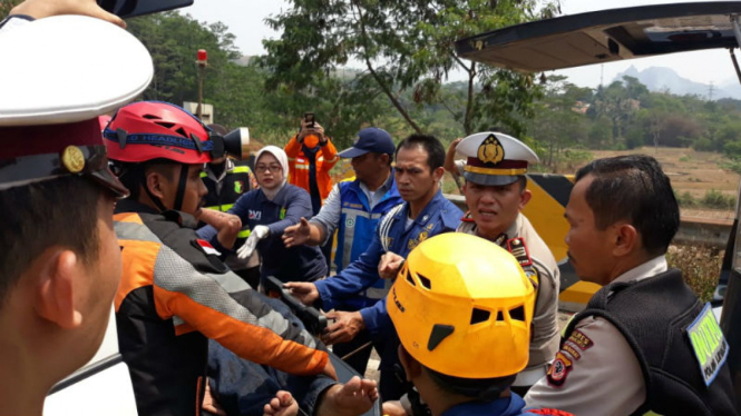 Kecelakaan beruntutun di Tol Cipularang, Senin 2 September 2019