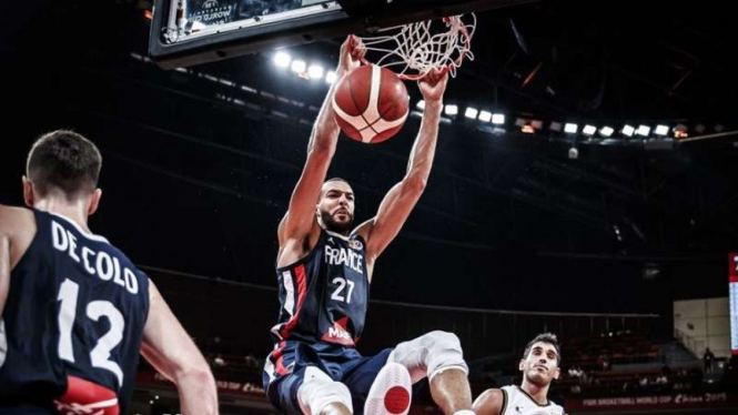 Pertandingan Piala Dunia Basket 2019 antara Yordania kontra Prancis